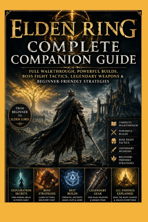 Kniha Elden Ring Complete Companion Guide Donn Kestrel