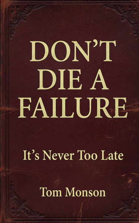 Kniha Don't Die a Failure Tom Monson