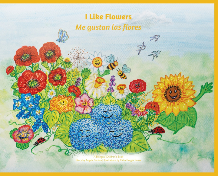 Knjiga I Like Flowers / Me Gustan Las Flores Angela Costa Simoes