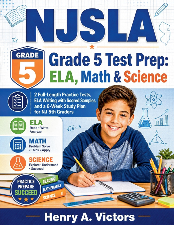 Kniha NJSLA Grade 5 Test Prep Henry A. Victors