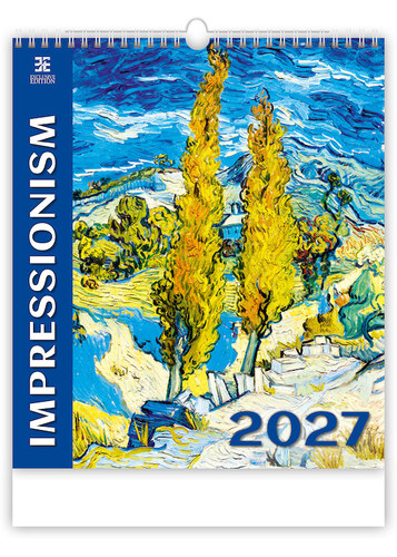 Kalendář/Diář Impressionism 2027 - nástěnný kalendář 