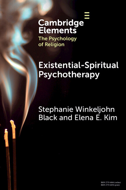 Knjiga Existential-Spiritual Psychotherapy Stephanie Winkeljohn Black