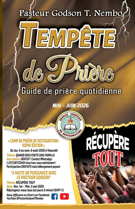 Kniha Tempête de prière - Mai & Juin 2026 Godson Nembo Tangumonkem