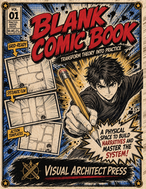 Kniha Blank Comic Book Visual Architect Press