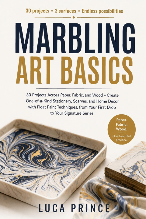 Kniha MARBLING ART BASICS LUCA PRINCE