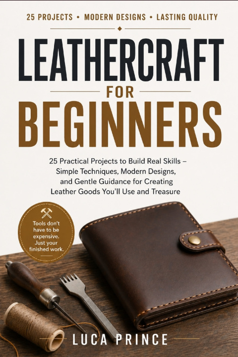 Kniha LEATHERCRAFT FOR BEGINNERS LUCA PRINCE