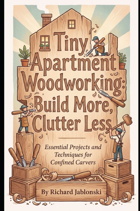 Kniha Tiny Apartment Woodworking Richard Jablonski