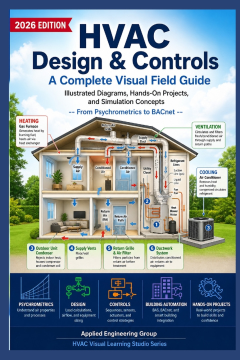 Kniha HVAC Design & Controls A Complete Visual Field Guide Applied Engineering Group