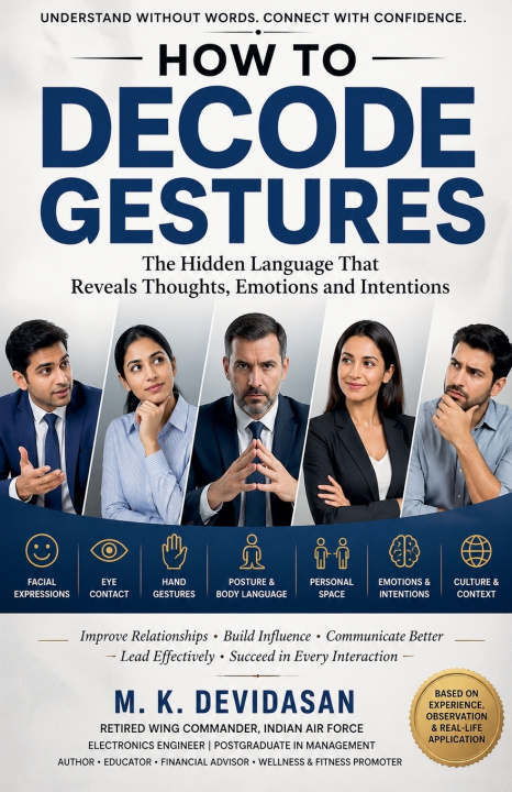 Kniha How to Decode Gestures M K Devidasan
