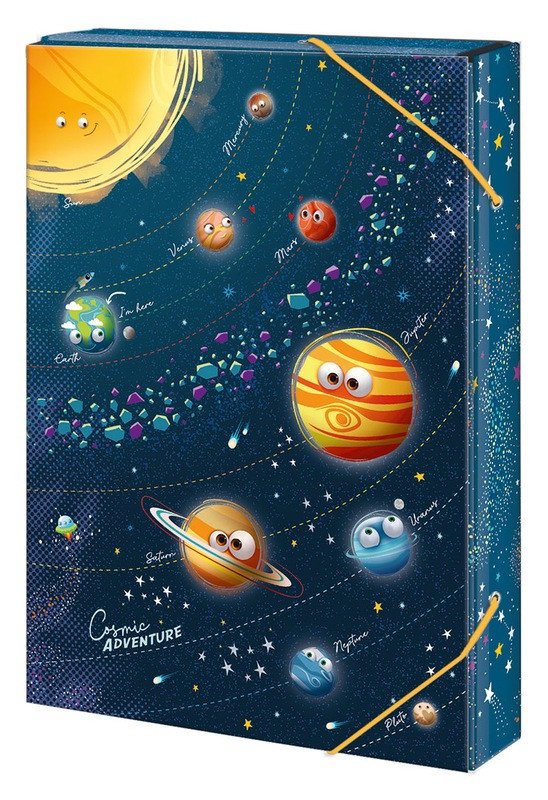 Papierenský tovar Box na sešity A4 Cosmic adventure 
