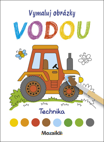 Book Vymaluj obrázky vodou Technika 