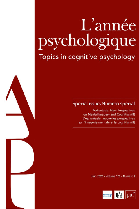 Kniha Année psychologique 126-2 