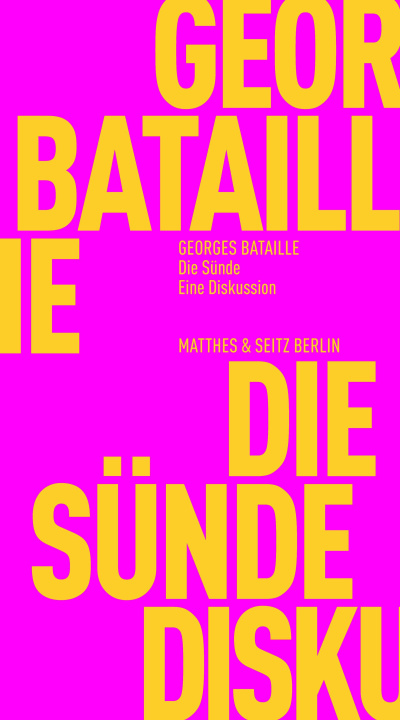 Book Die Sünde Michel Surya