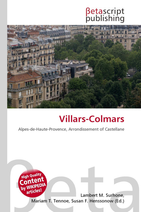 Kniha Villars-Colmars Mariam T. Tennoe