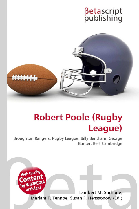 Kniha Robert Poole (Rugby League) Mariam T. Tennoe