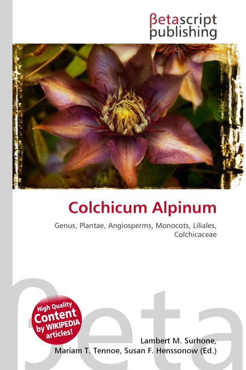 Kniha Colchicum Alpinum Mariam T. Tennoe