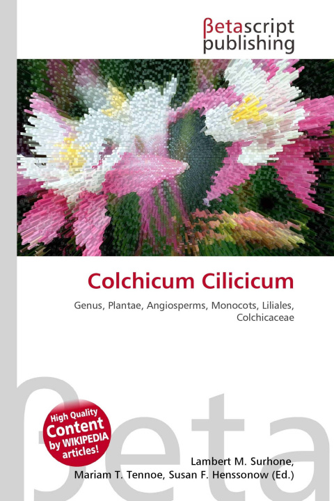 Kniha Colchicum Cilicicum Mariam T. Tennoe