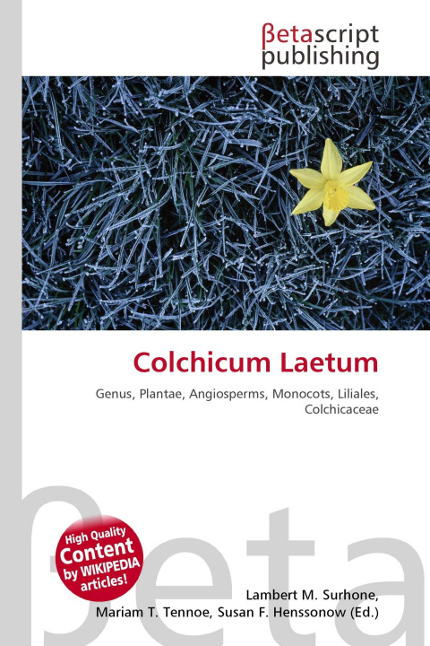 Kniha Colchicum Laetum Mariam T. Tennoe