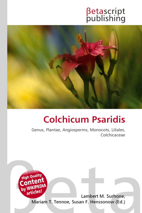 Kniha Colchicum Psaridis Mariam T. Tennoe