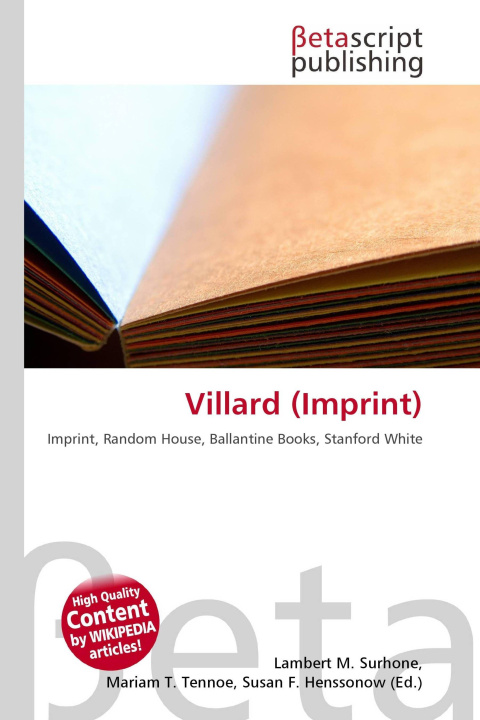 Knjiga Villard (Imprint) Mariam T. Tennoe
