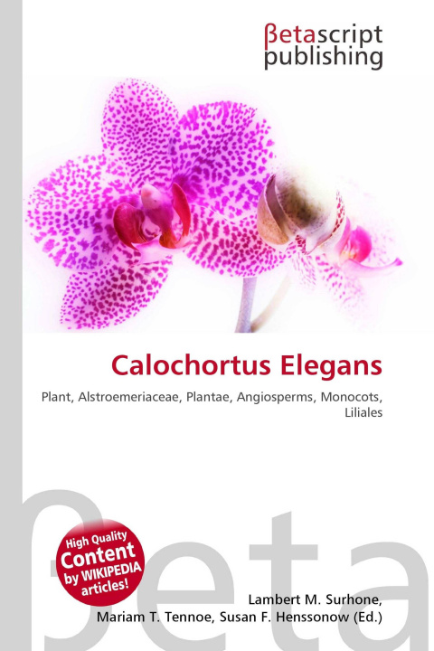 Kniha Calochortus Elegans Mariam T. Tennoe