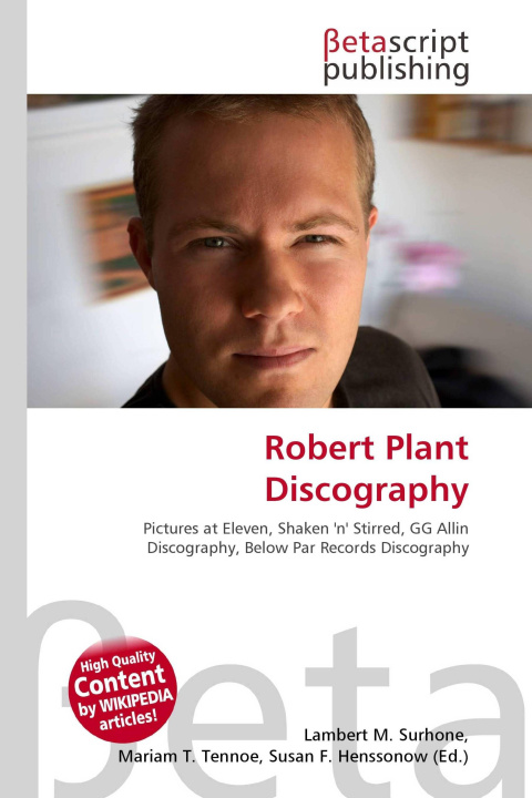 Kniha Robert Plant Discography Mariam T. Tennoe