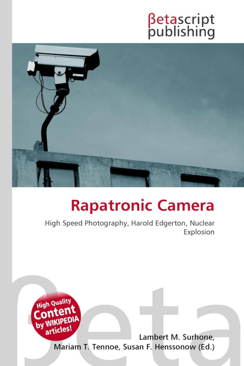 Kniha Rapatronic Camera Mariam T. Tennoe