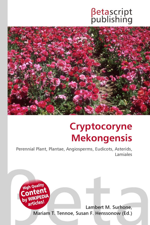 Kniha Cryptocoryne Mekongensis Mariam T. Tennoe