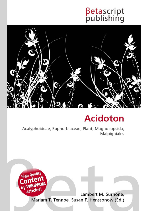 Kniha Acidoton Mariam T. Tennoe