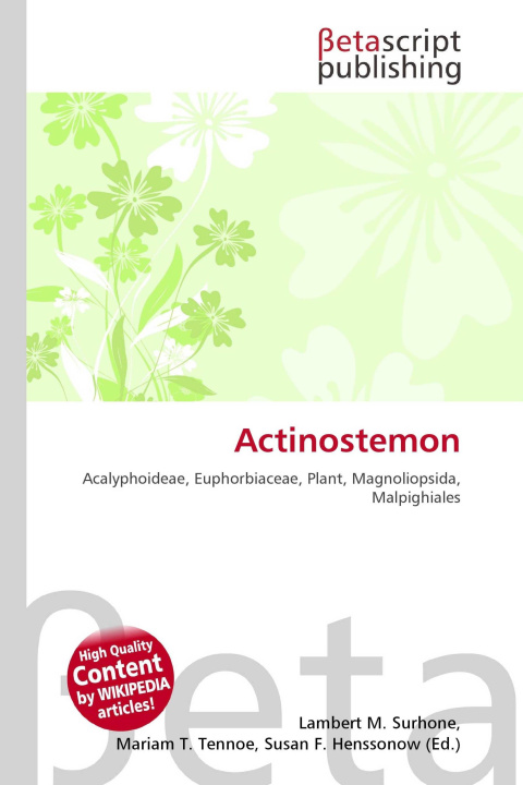 Kniha Actinostemon Mariam T. Tennoe