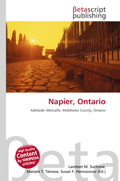 Kniha Napier, Ontario Mariam T. Tennoe