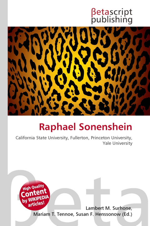 Kniha Raphael Sonenshein Mariam T. Tennoe