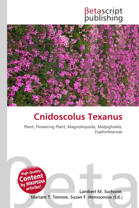 Knjiga Cnidoscolus Texanus Mariam T. Tennoe