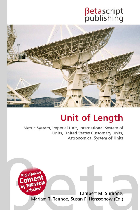 Knjiga Unit of Length Mariam T. Tennoe