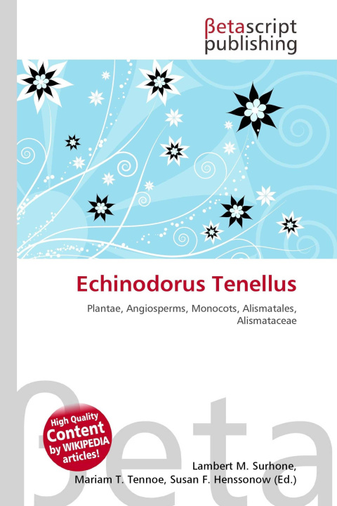 Kniha Echinodorus Tenellus Mariam T. Tennoe