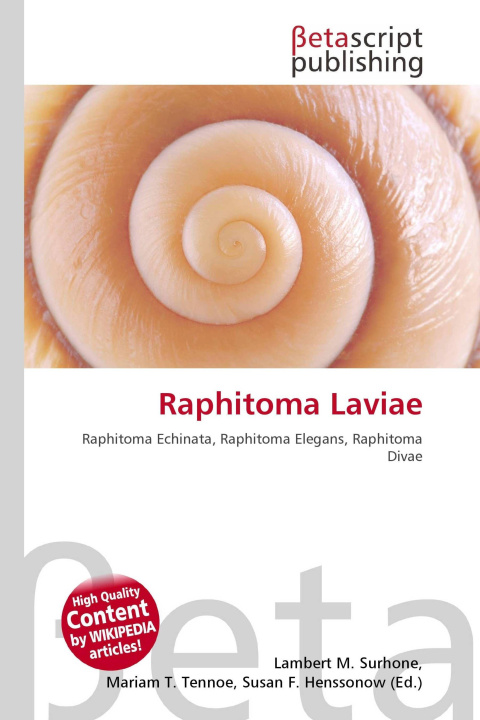 Kniha Raphitoma Laviae Mariam T. Tennoe