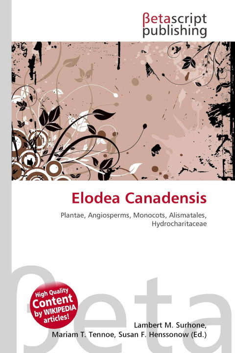 Kniha Elodea Canadensis Mariam T. Tennoe