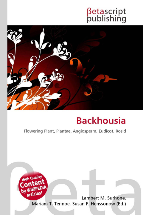 Kniha Backhousia Mariam T. Tennoe