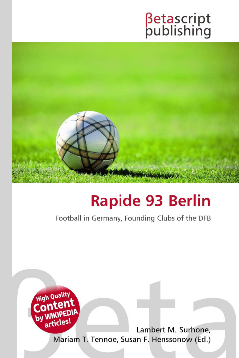 Kniha Rapide 93 Berlin Mariam T. Tennoe