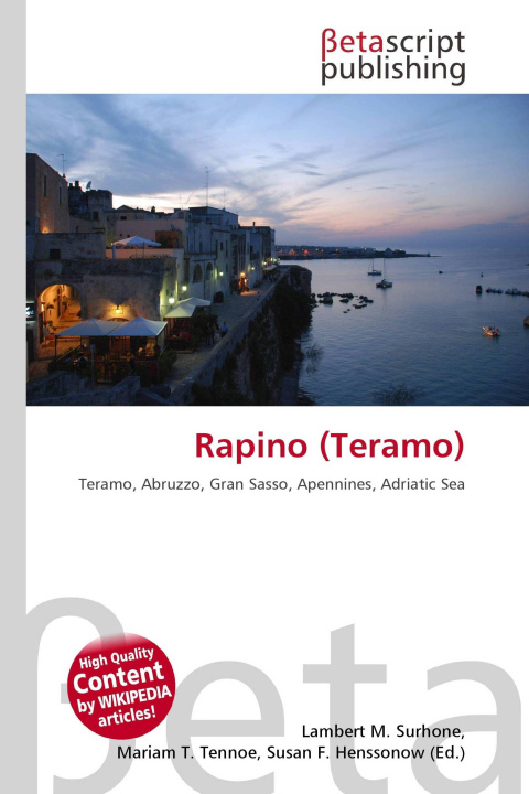 Knjiga Rapino (Teramo) Mariam T. Tennoe