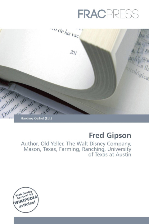 Kniha Fred Gipson 