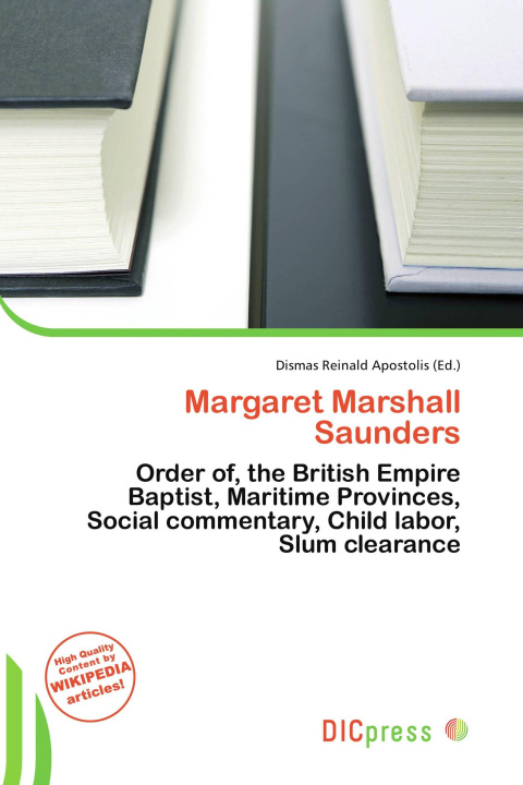 Knjiga Margaret Marshall Saunders 