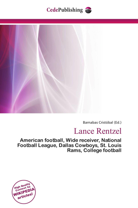 Kniha Lance Rentzel 