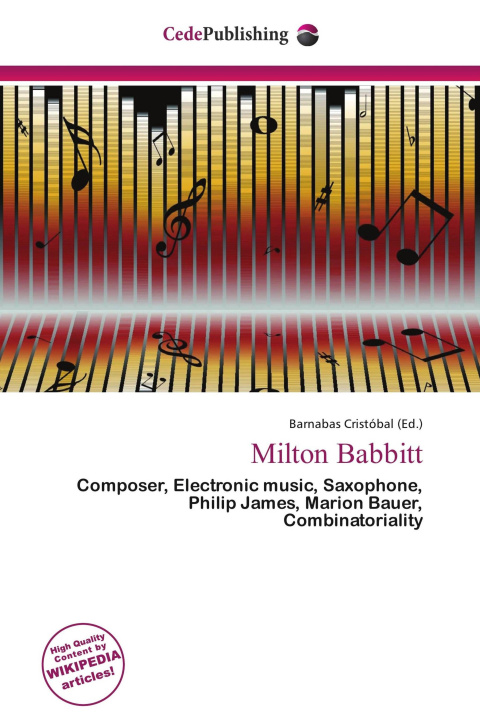 Kniha Milton Babbitt 