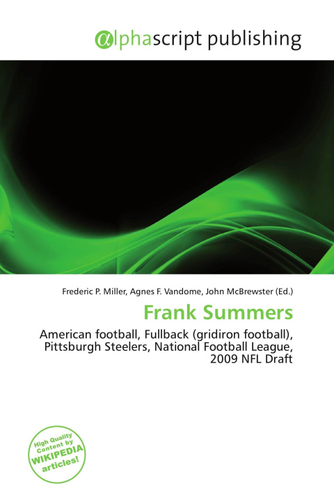 Kniha Frank Summers Agnes F. Vandome