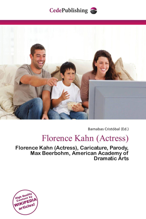 Knjiga Florence Kahn (Actress) 