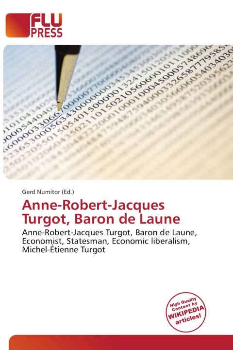 Kniha Anne-Robert-Jacques Turgot, Baron de Laune 