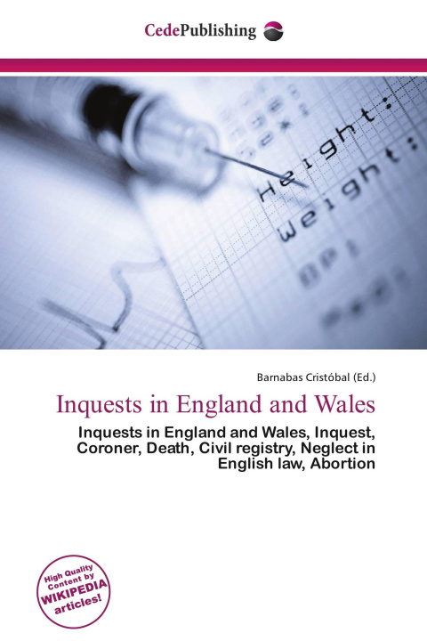 Knjiga Inquests in England and Wales 