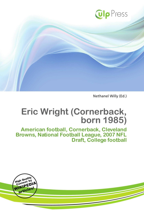 Kniha Eric Wright (Cornerback, born 1985) 