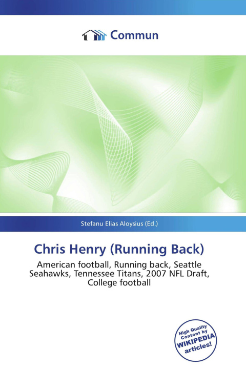 Kniha Chris Henry (Running Back) 